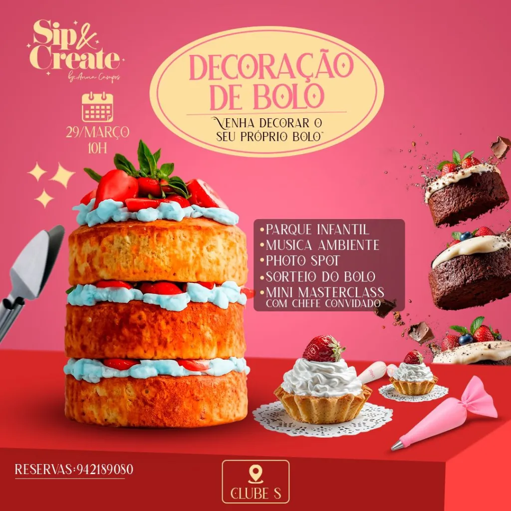 No Sip Cakes | Decoração de Bolo