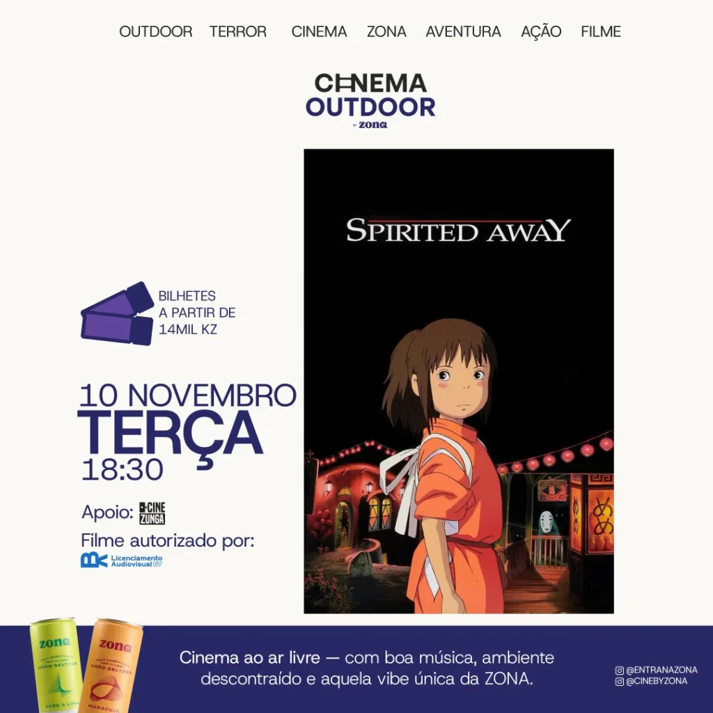 Cinema Outdoor by ZONA - Sessão 18h30