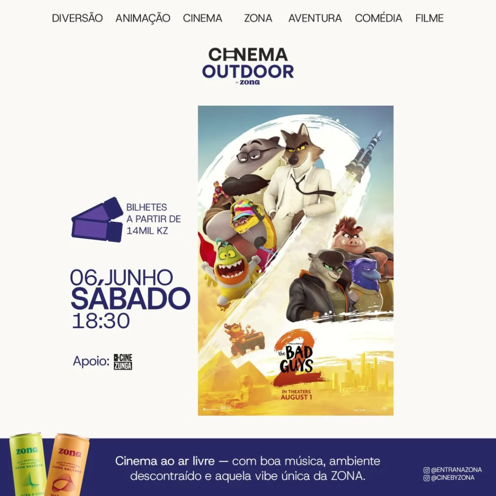 Cinema Outdoor by ZONA - Sessão 18h30
