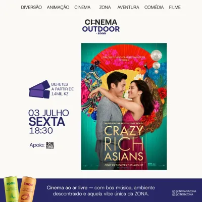 Cinema Outdoor by ZONA - Sessão 18h30