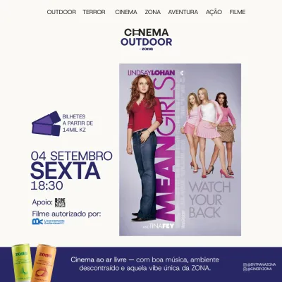 Cinema Outdoor by ZONA - Sessão 18h30