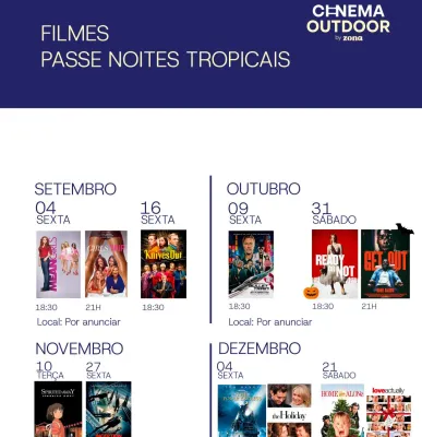 Cinema Outdoor by ZONA - Pass Noites Tropicais