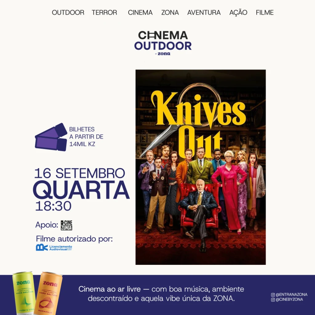 Cinema Outdoor by ZONA - Sessão 18h30